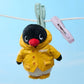 Pingu Raincoat Plush Keychain