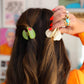 Stuffed Olive Mini Hair Claw