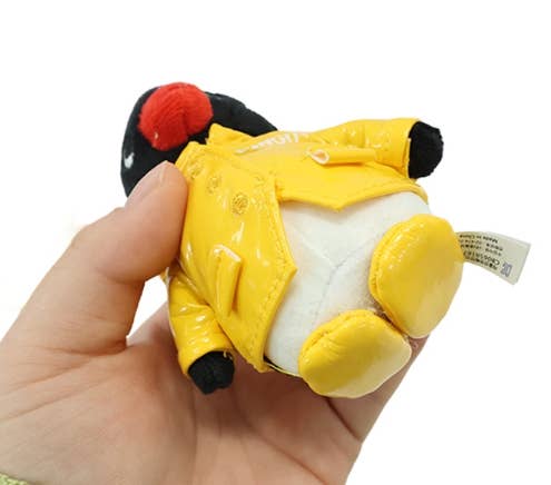 Pingu Raincoat Plush Keychain