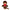 Monchhichi with a red bandana featuring 'Monchhichi' on a white background