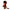 Monchhichi with a red bandana on a white background