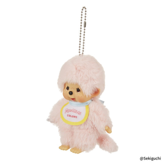 Pink Monchhichi Keychain