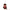 Plush Monchhichi  keychain with a red bandana featuring 'Sekiguchi' logo on a white background.