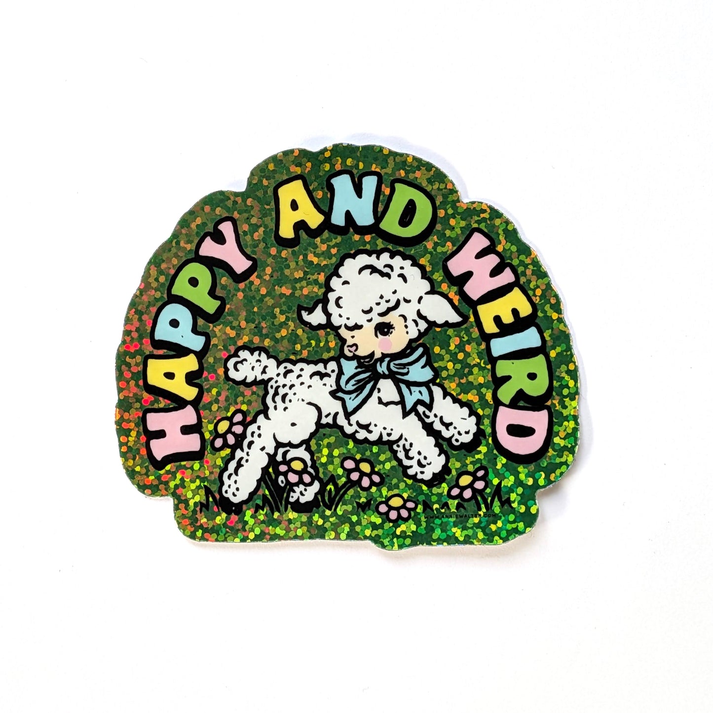 Happy and Weird Sticker