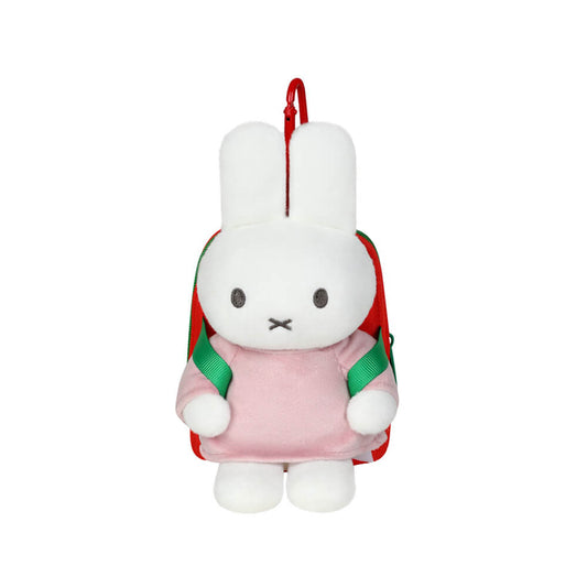 Miffy plush keyring on a white background