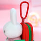 close up of keyring on a miffy plush