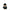 Plush Monchhichi keychain with a black outfit and black collar on a white background