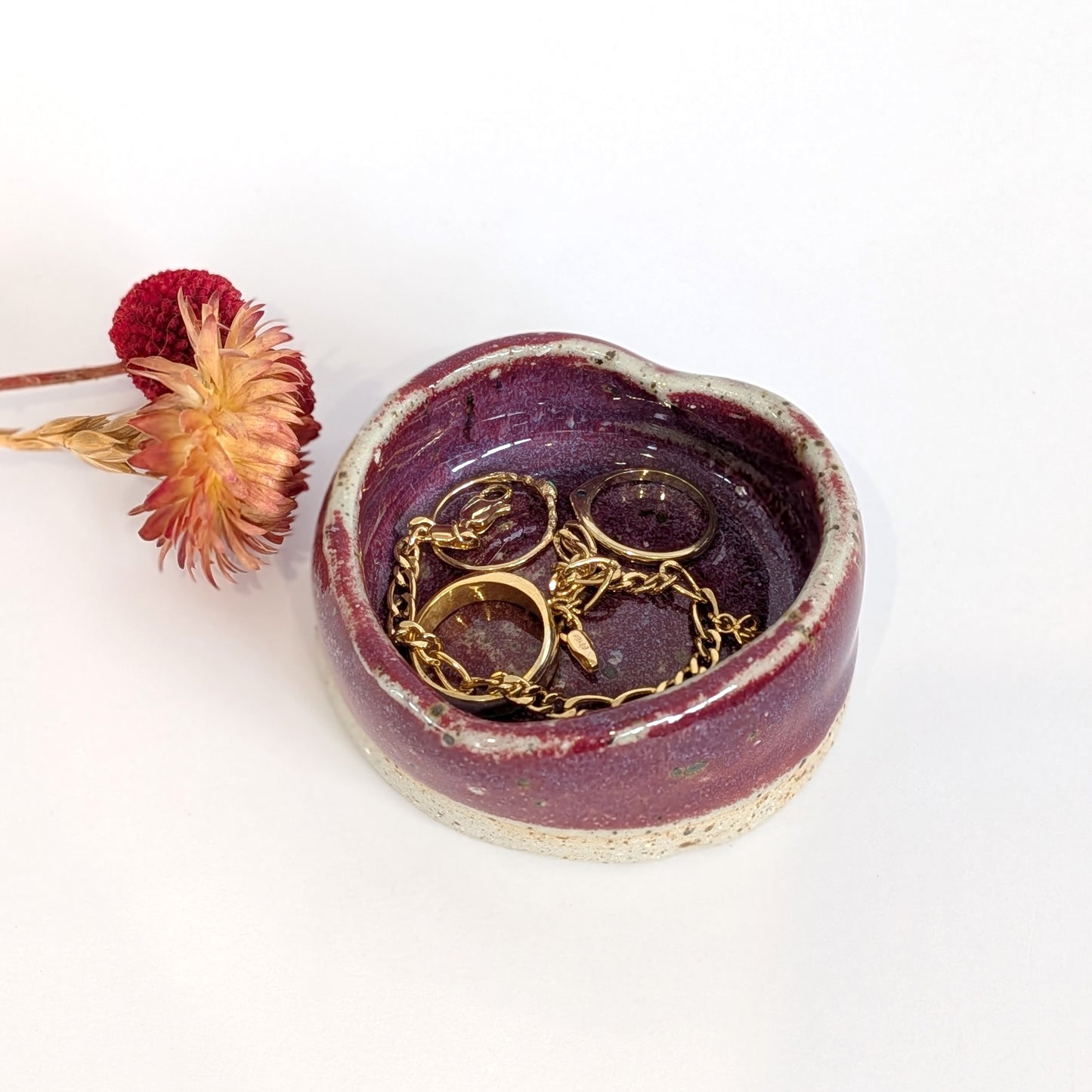 Ceramic Heart Trinket Dish