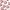 Pattern of pink cakes  on a white background