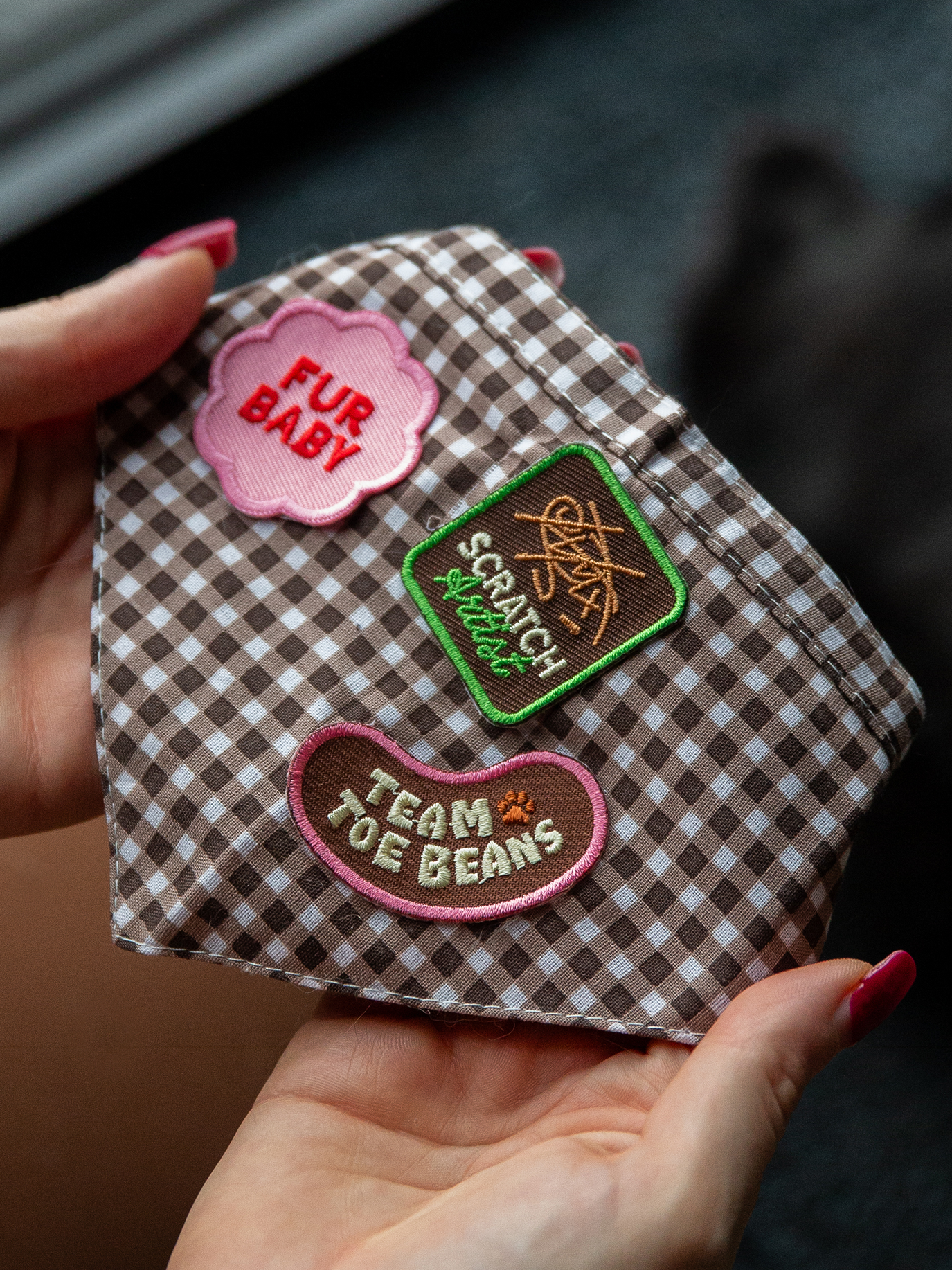 Fur Baby iron-on patch for dogs and cats
