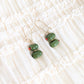 Glass Olive Earrings