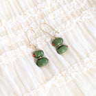 Glass Olive Earrings