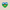 Heart-shaped pixel art sticker with a house and landscape on a beige background